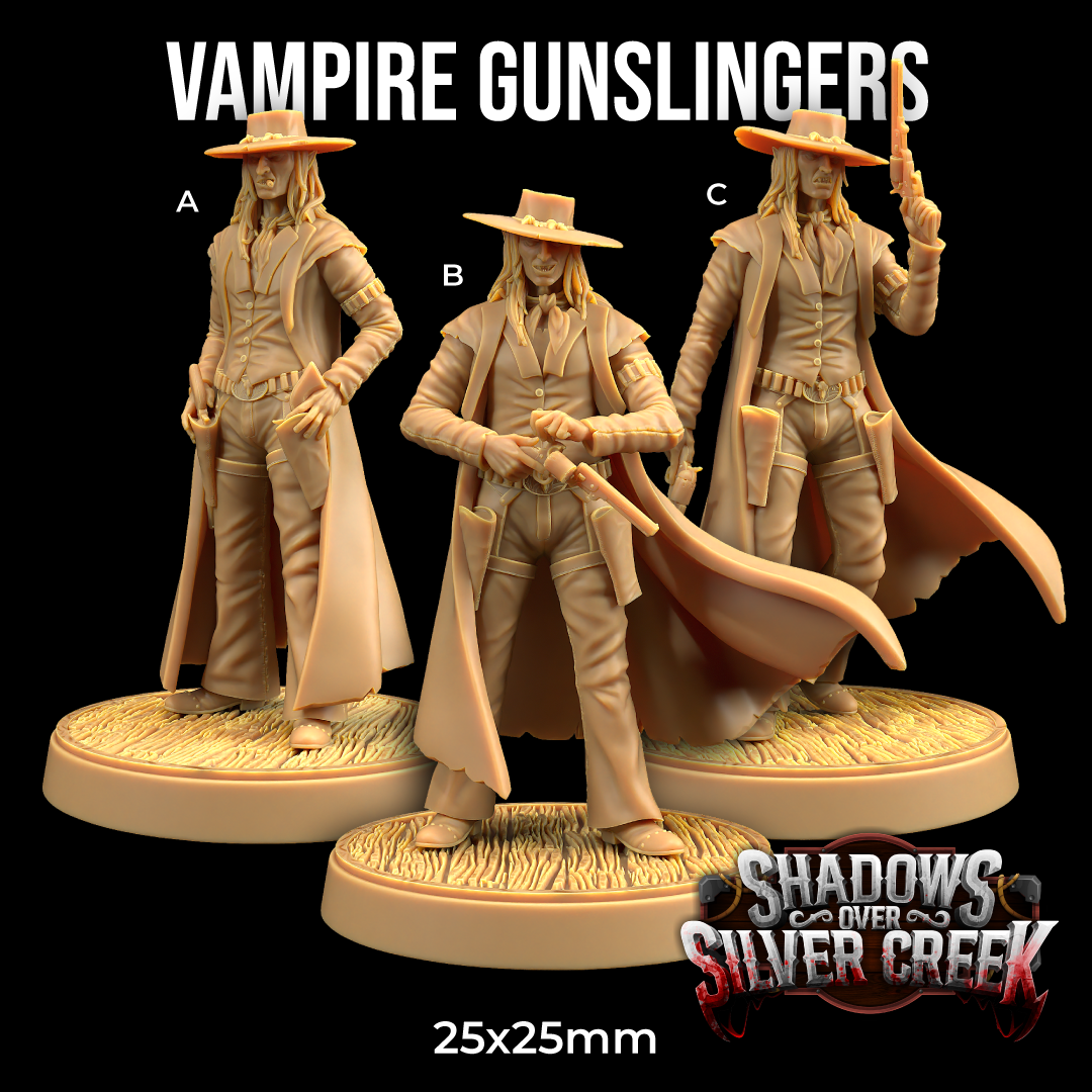 Vampire Gunslinger | PRESUPPORTED | Shadows Over Silver Creek